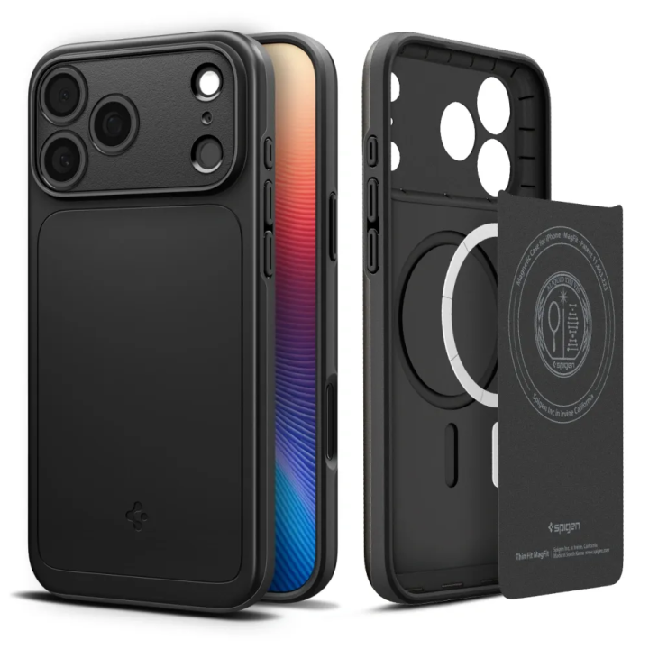 SPIGEN чохол THIN FIT MAG сумісний з MagSafe для IPHONE 17 Pro Max чорний