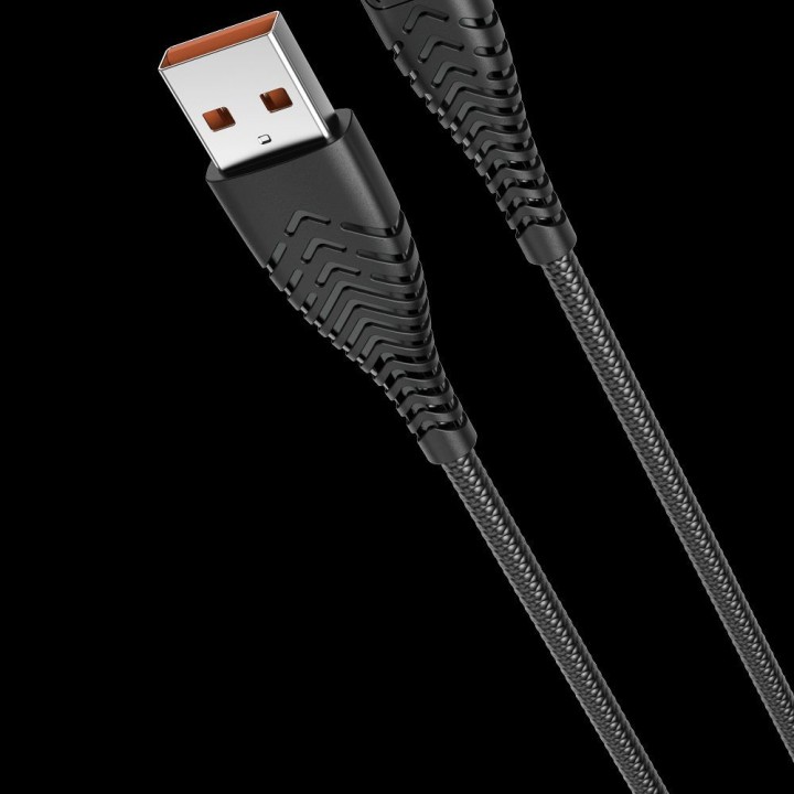 Кабель USB A — тип C VEGER 2,4A V104 1,2 m черный