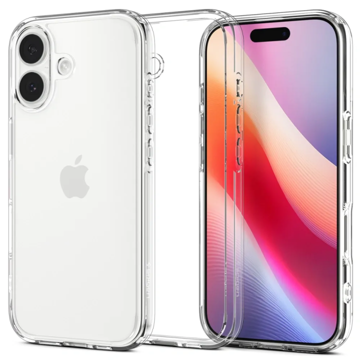 SPIGEN case ULTRA HYBRID for IPHONE 17 crystal clear
