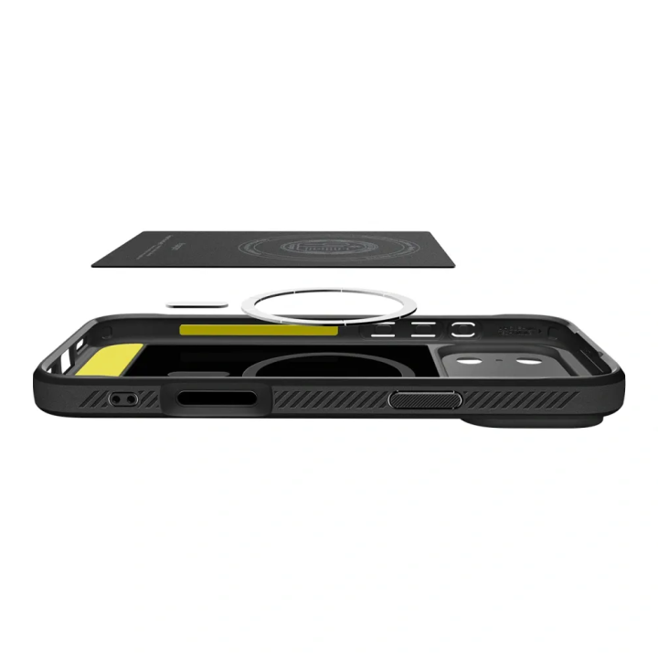 SPIGEN case RUGGED ARMOR MAG compatible with MagSafe for IPHONE 17 Pro matte black