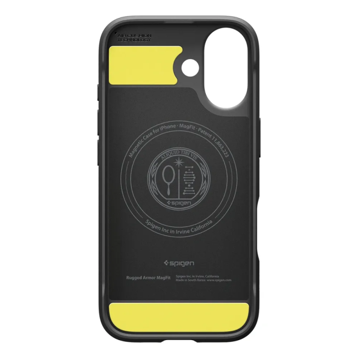 SPIGEN case RUGGED ARMOR MAG compatible with MagSafe for IPHONE 17 matte black
