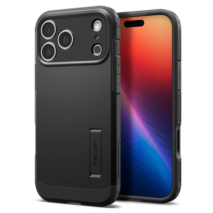 SPIGEN чохол TOUGH ARMOR MAG сумісний з MagSafe для IPHONE 17 Pro чорний