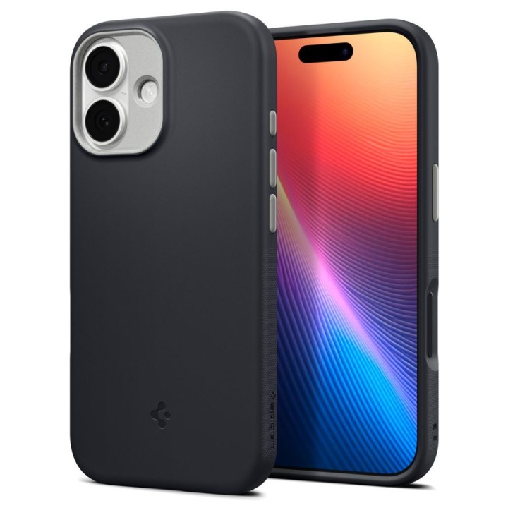 SPIGEN futerał NANO POP MAG kompatybilny z MagSafe do IPHONE 17 black sesame