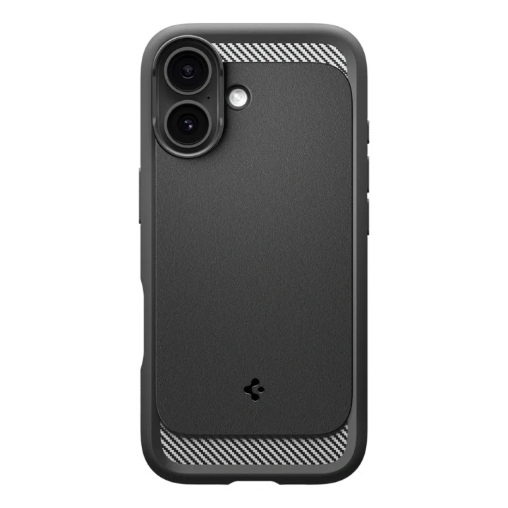 SPIGEN case RUGGED ARMOR MAG compatible with MagSafe for IPHONE 17 matte black