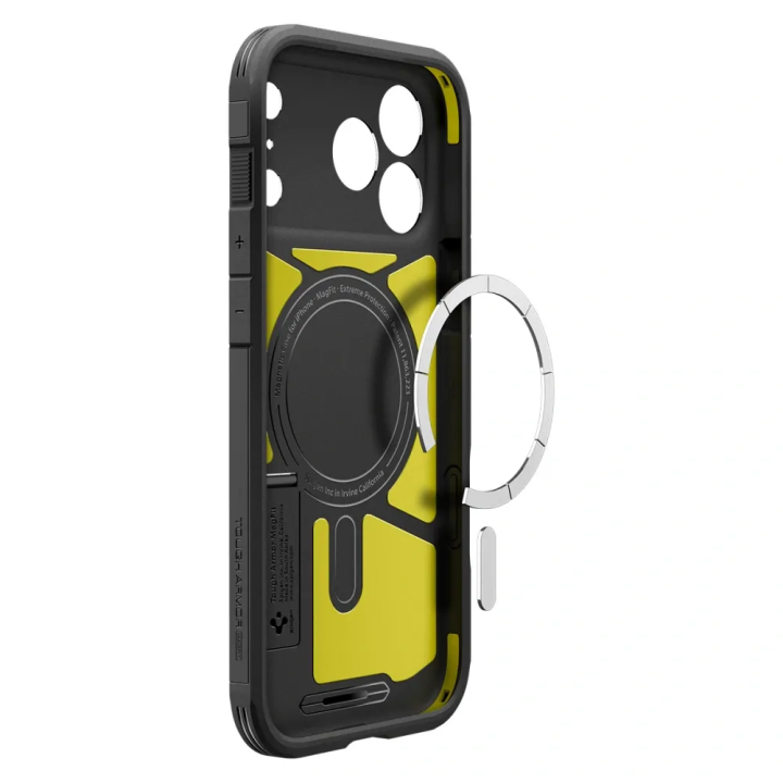 SPIGEN case TOUGH ARMOR MAG compatible with MagSafe for IPHONE 17 Pro black