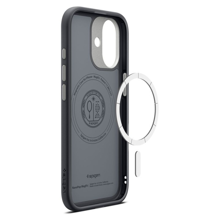 SPIGEN чохол NANO POP MAG сумісний з MagSafe для IPHONE 17 black sesame