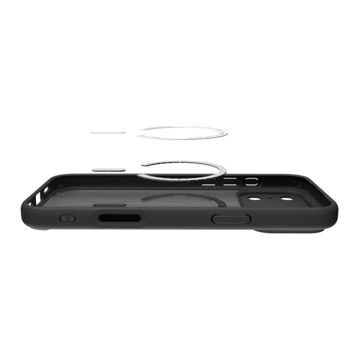 SPIGEN case ULTRA HYBRID MAG compatible with MagSafe for IPHONE 17 Pro frost black