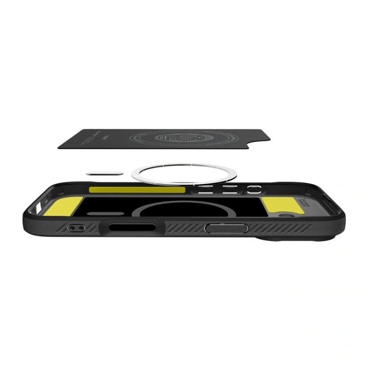 SPIGEN case RUGGED ARMOR MAG compatible with MagSafe for IPHONE 17 matte black