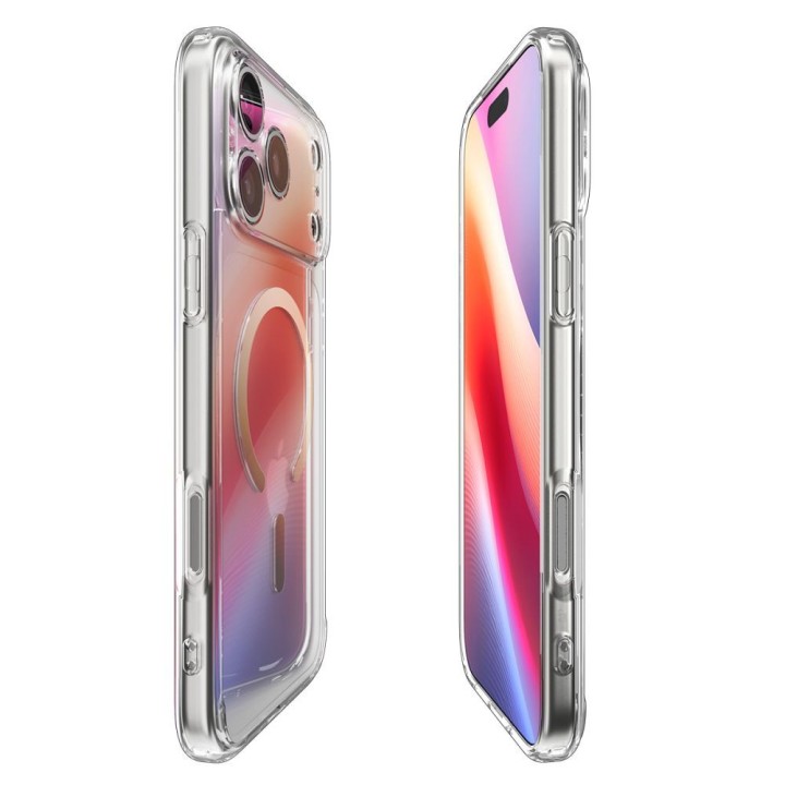 SPIGEN чохол ULTRA HYBRID MAG сумісний з MagSafe для IPHONE 17 Pro clear gold