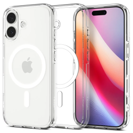 SPIGEN чохол ULTRA HYBRID MAG сумісний з MagSafe для IPHONE 17 clear white