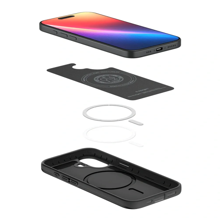 SPIGEN чохол THIN FIT MAG сумісний з MagSafe для IPHONE 17 чорний
