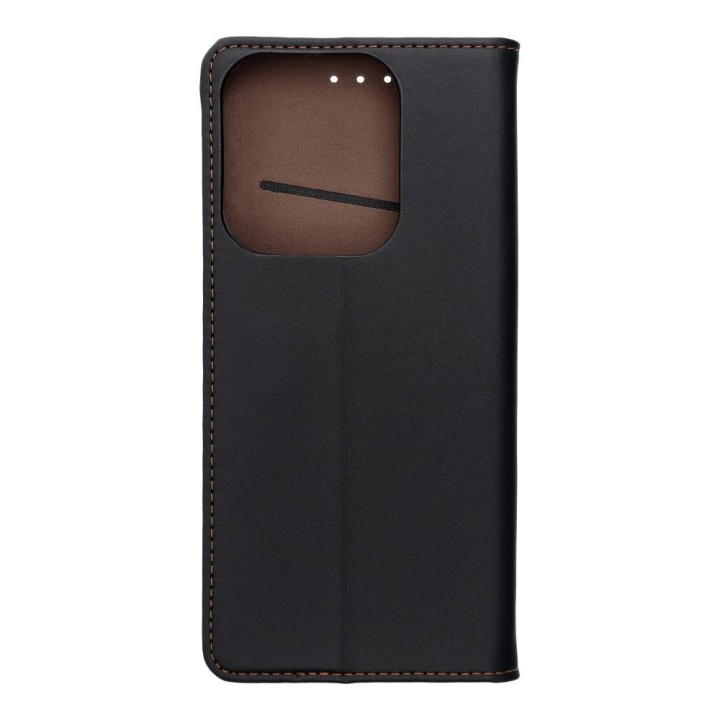 Etui z klapką na Xiaomi Redmi 15C (173,16 x 81,07 x 8,2) Smart Pro Book skórzane czarne