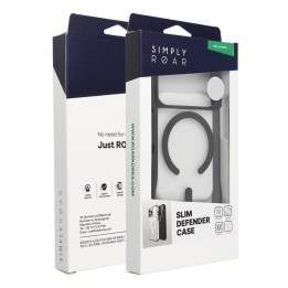 ROAR чохол SLIM DEFENDER сумісний з MagSafe для IPHONE 18 Pro / 17 Pro чорний