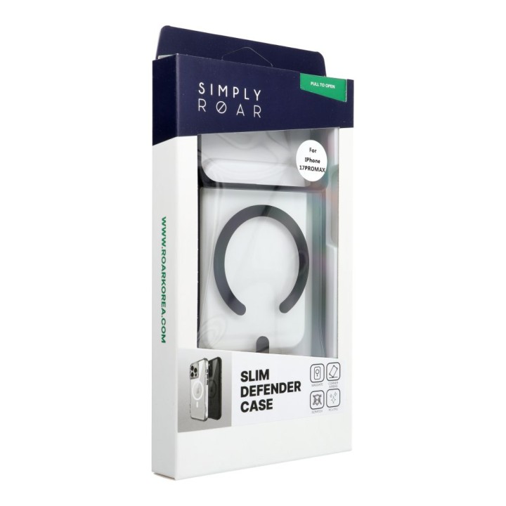 ROAR чехол SLIM DEFENDER совместимый с MagSafe для IPHONE 18 Pro Max / 17 Pro Max черный