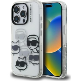 KARL LAGERFELD чохол для IPHONE 16 PRO MAX KLHCP16XHMCHKCT (IML Multi K&C Head Pattern)