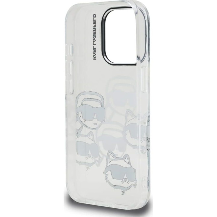 KARL LAGERFELD чохол для IPHONE 16 PRO MAX KLHCP16XHMCHKCT (IML Multi K&C Head Pattern)