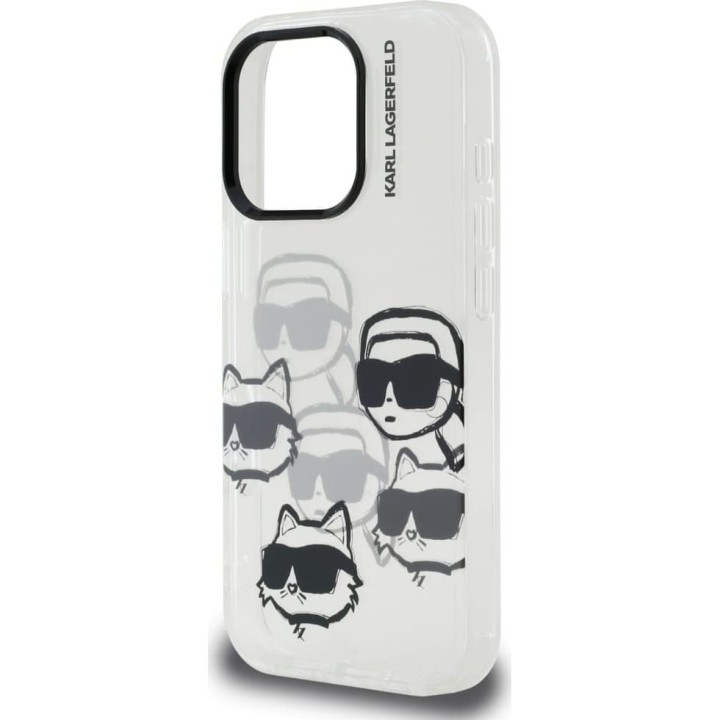 KARL LAGERFELD чохол для IPHONE 16 PRO MAX KLHCP16XHMCHKCT (IML Multi K&C Head Pattern)