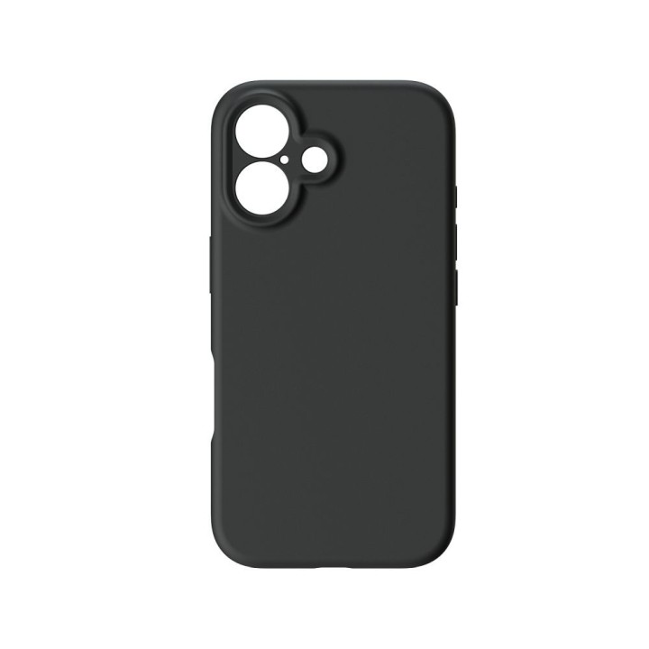 Чехол для iPhone 16 Forcell F-Protect Rubber Premium совместимый с MagSafe черный 0INT
