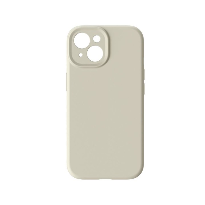 Case for iPhone 15 Forcell F-Protect Rubber Premium MagSafe compatible antique white 0INT