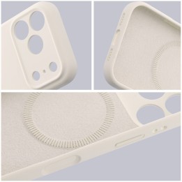 Чехол для iPhone 16 PRO Forcell F-Protect Rubber Premium совместимый с MagSafe antique white 0INT