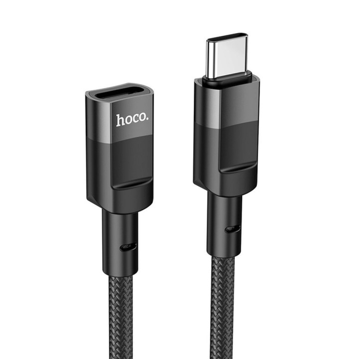 OTG adapter USB C to USB C Hoco 3A 1,2 m U107 black