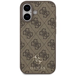 GUESS чехол для IPHONE 17 совместимый с MagSafe GUHMP17SP4SM4MW (PU 4G Small 4G and Classic) коричневый