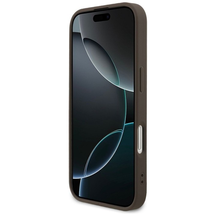 GUESS чохол для IPHONE 17 сумісний з MagSafe GUHMP17SP4SM4MW (PU 4G Small 4G and Classic) коричневий