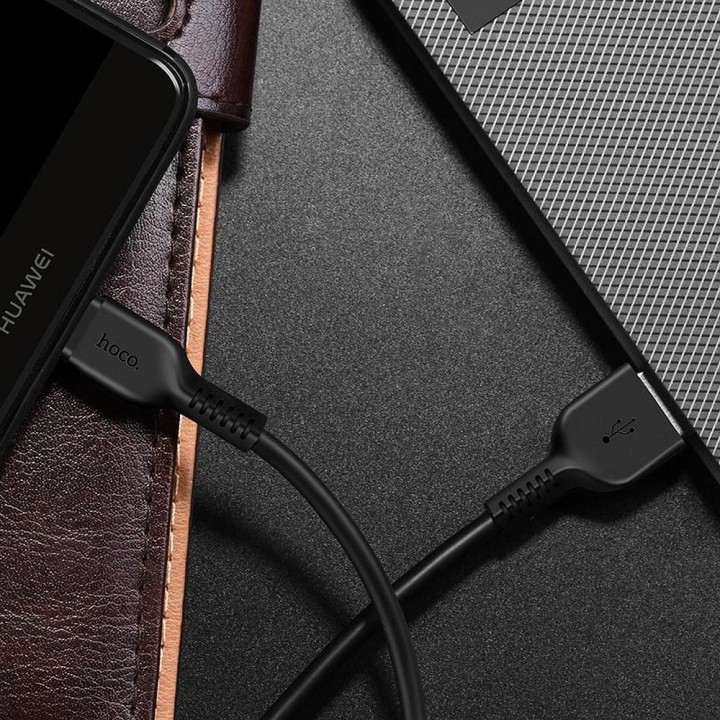 Кабель USB-A – USB-C Hoco 1 m X13 чорний
