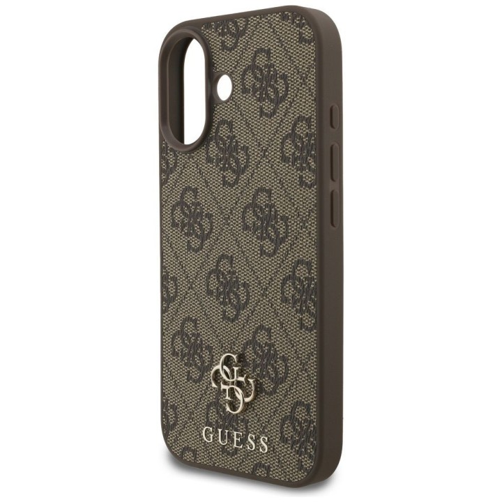 GUESS чохол для IPHONE 17 сумісний з MagSafe GUHMP17SP4SM4MW (PU 4G Small 4G and Classic) коричневий