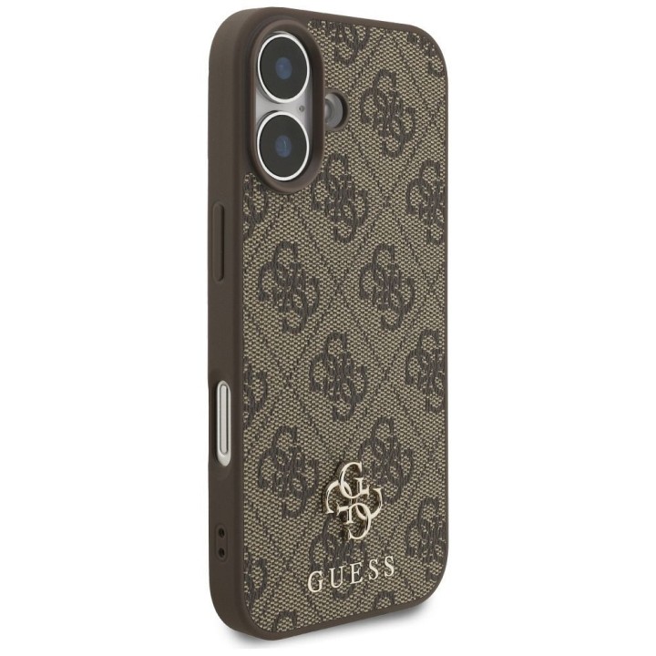 GUESS case for IPHONE 17 compatible with MagSafe GUHMP17SP4SM4MW (PU 4G Small 4G and Classic) brown