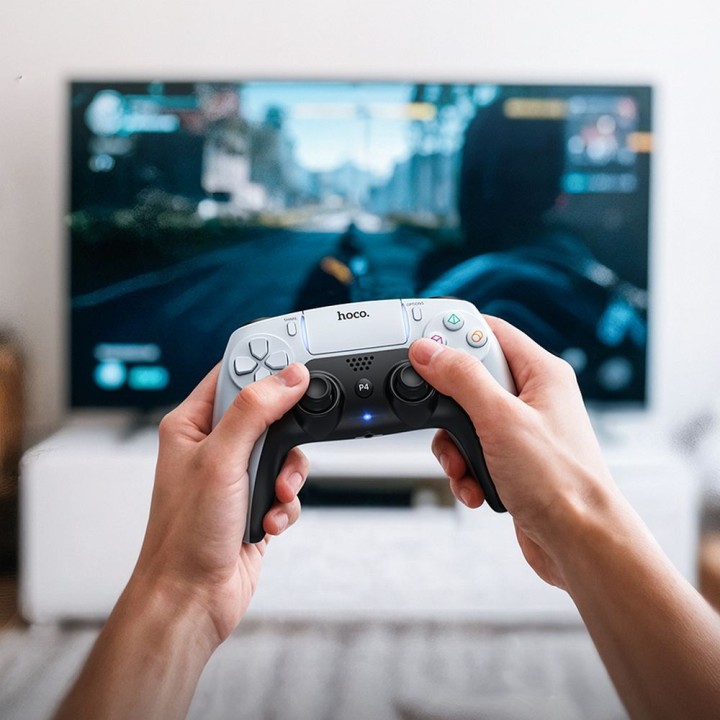 Бездротовий геймпад Hoco для PS4 / PC GA1 білий
