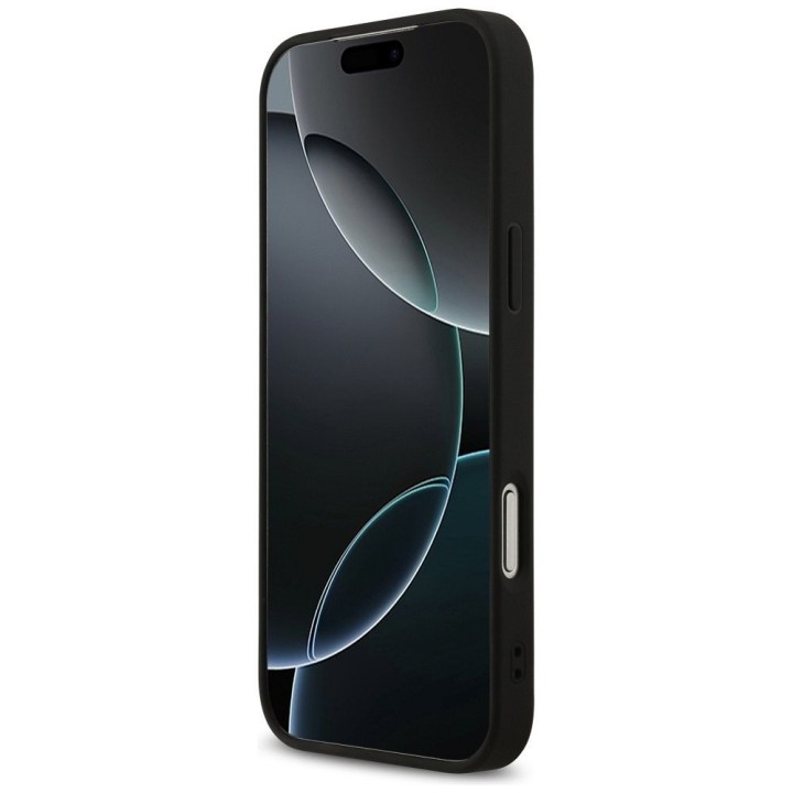 GUESS чохол для IPHONE 17 Pro Max сумісний з MagSafe GUHMP17XP4RPSK (4G Printed Stripes) чорний
