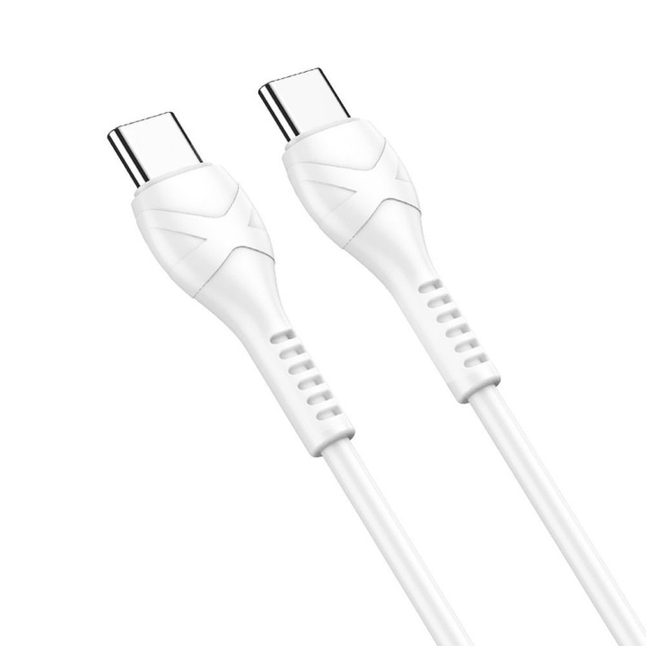 Cable USB C to USB C Hoco PD 60W 1 m X37 white