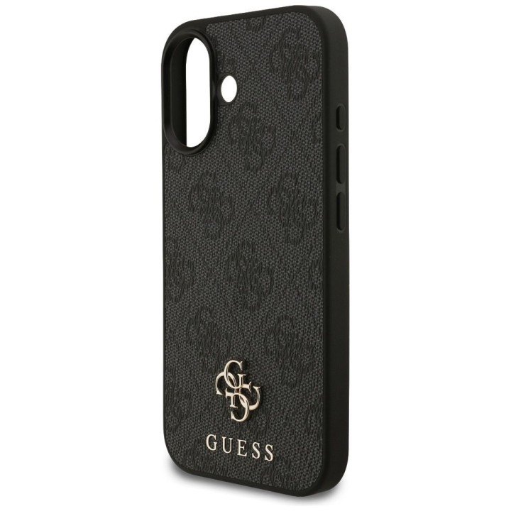 GUESS чехол для IPHONE 17 совместимый с MagSafe GUHMP17SP4SM4MK (PU 4G Small 4G and Classic) черный