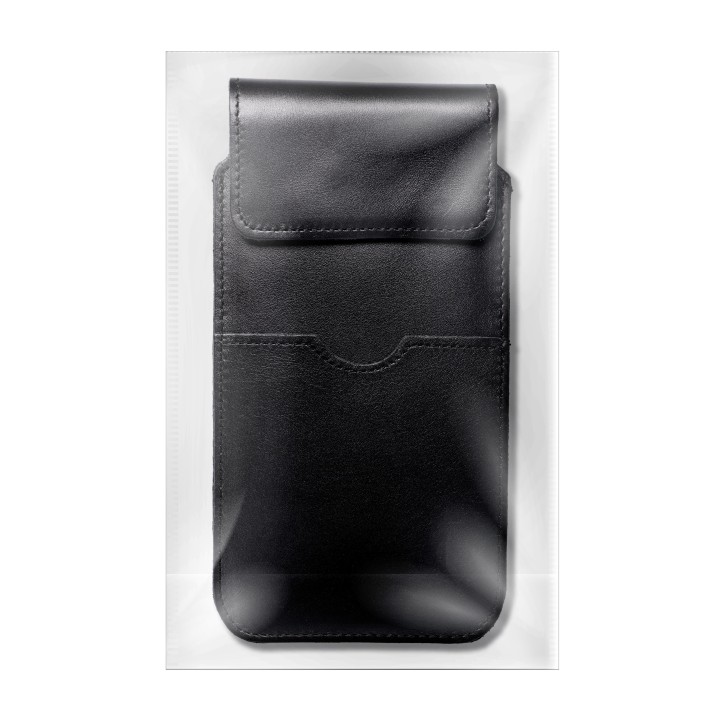 Leather slip-in phone pouch with flap for Samsung A12 / NOTE 9 / Xiaomi Redmi NOTE 10 PRO Royal size 2XL+wide