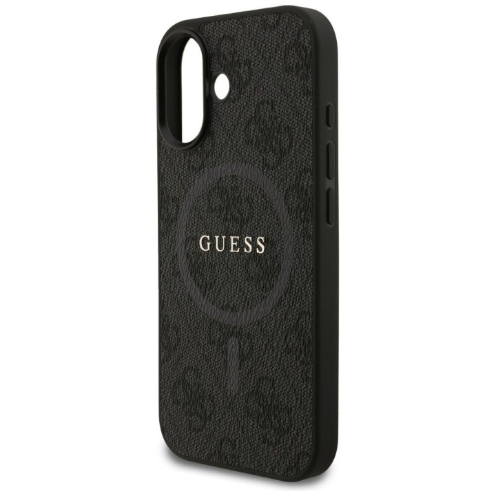 GUESS чохол для IPHONE 17 сумісний з MagSafe GUHMP17SG4GFRK (PU 4G Ring Classic Logo) чорний