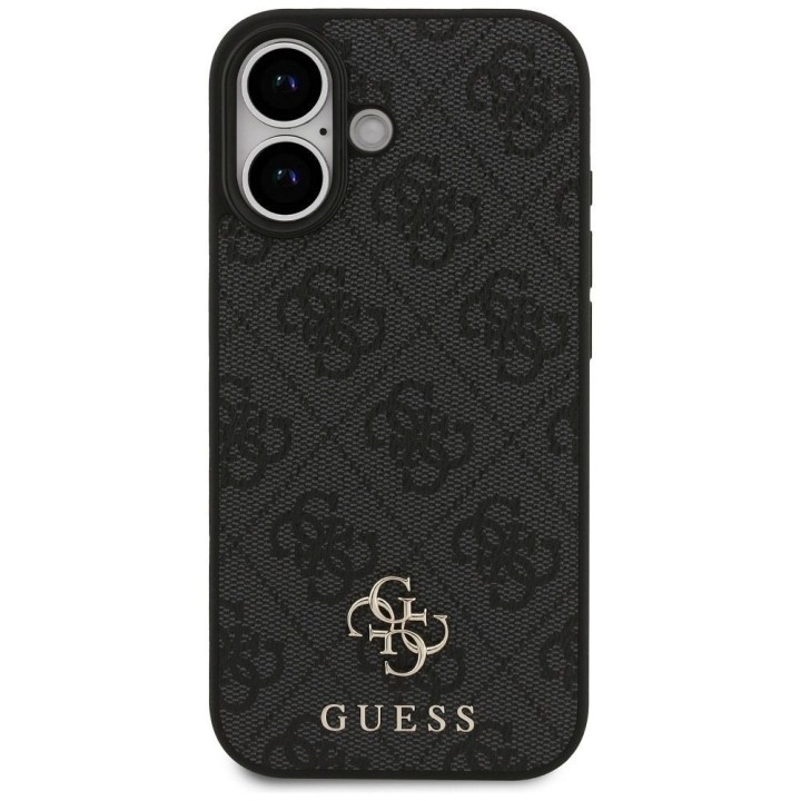 GUESS чехол для IPHONE 17 совместимый с MagSafe GUHMP17SP4SM4MK (PU 4G Small 4G and Classic) черный