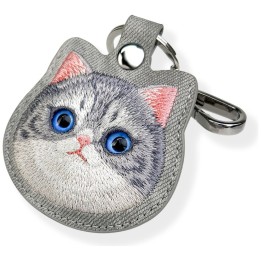 NIMMY чохол для трекера / брелока BIG EYED PET 2.0 Cat сірий