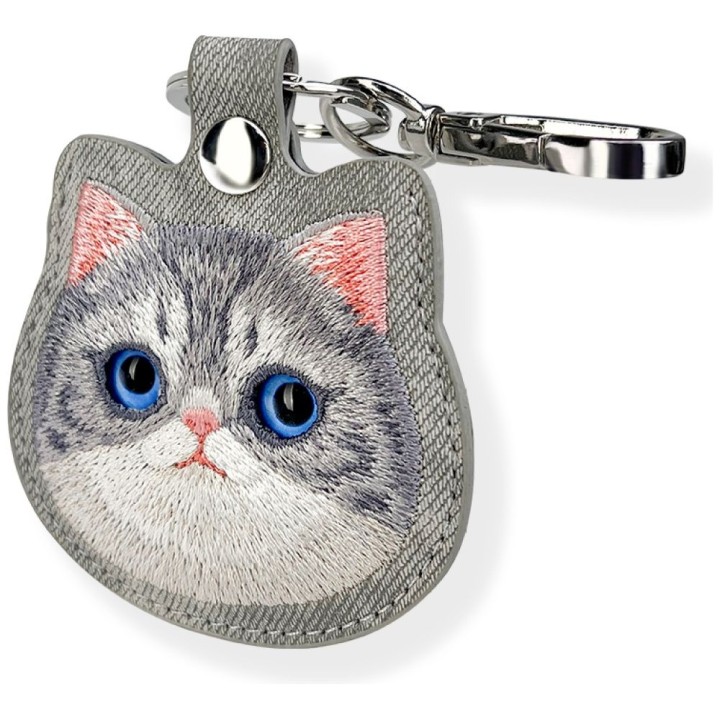 NIMMY чехол для трекера / брелока BIG EYED PET 2.0 Cat серый