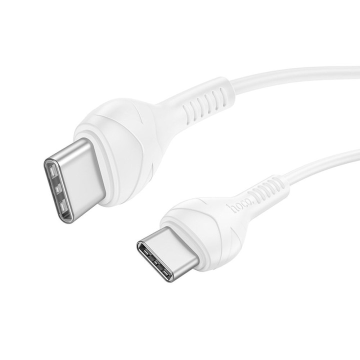 Cable USB C to USB C Hoco PD 60W 1 m X37 white