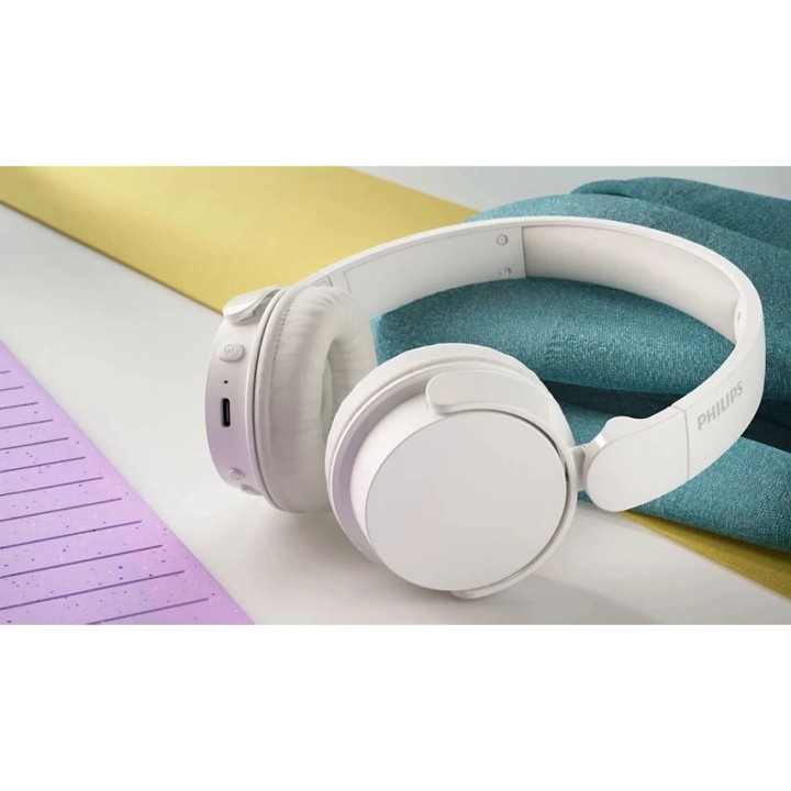 Wireless on-ear headphones Philips TAH4209WT/00 white