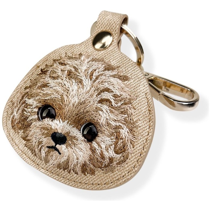 NIMMY case for a tracker / keychain BIG EYED PET 2.0 Dog brown