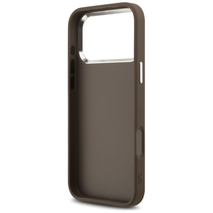 GUESS чехол для IPHONE 17 Pro Max GUHCP17XP4G4SMCW (4G PU Leather Case with Big 4G and Classic Logo and Silver Metal Camera