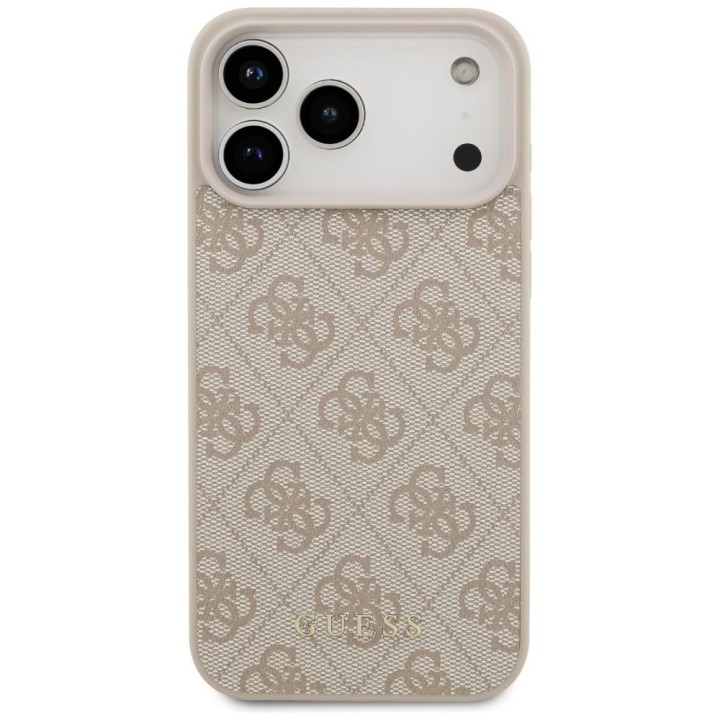 GUESS чехол для IPHONE 17 Pro Max GUHCP17XG4GFPI (PU 4G Classic) розовый