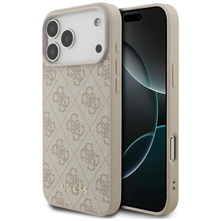 GUESS чохол для IPHONE 17 Pro Max GUHCP17XG4GFPI (PU 4G Classic) рожевий