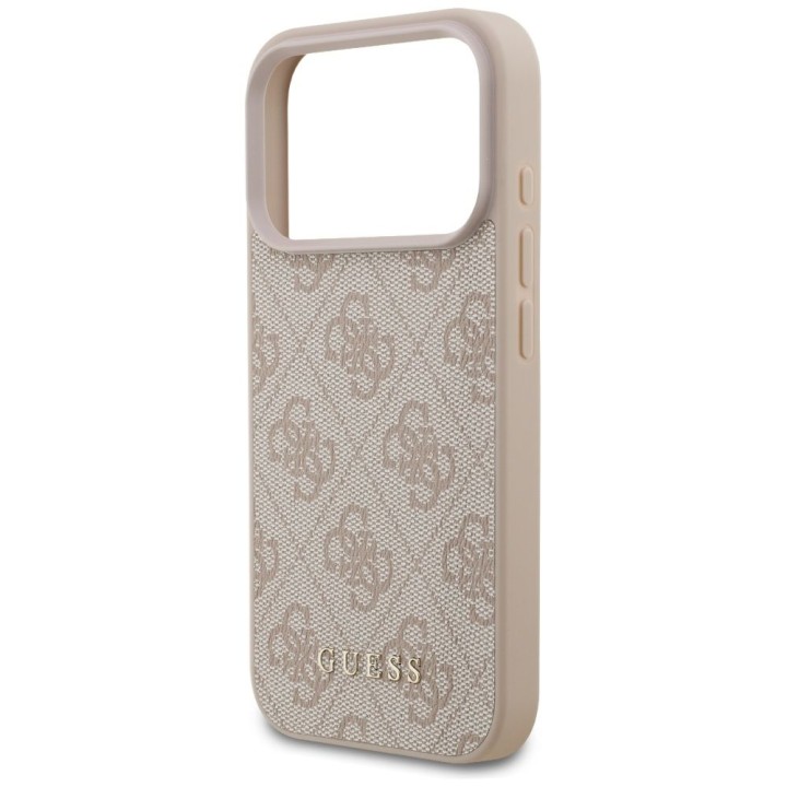 GUESS чохол для IPHONE 17 Pro GUHCP17LG4GFPI (PU 4G Classic) рожевий