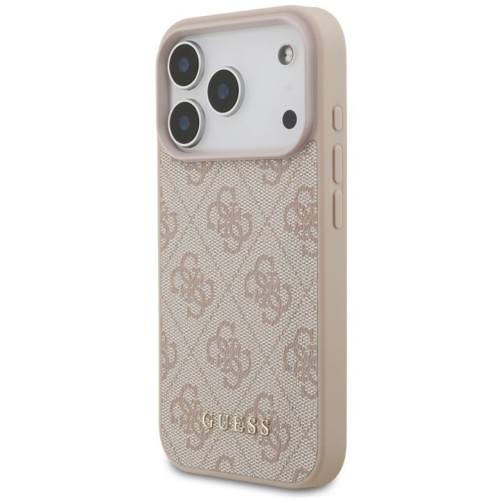 GUESS чохол для IPHONE 17 Pro GUHCP17LG4GFPI (PU 4G Classic) рожевий