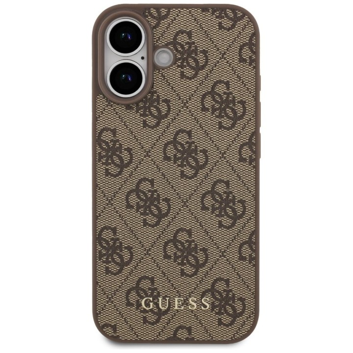 GUESS чехол для IPHONE 17 GUHCP17SG4GFBR (PU 4G Classic) коричневый
