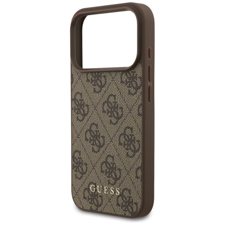 GUESS чехол для IPHONE 17 Pro GUHCP17LG4GFBR (PU 4G Classic) коричневый