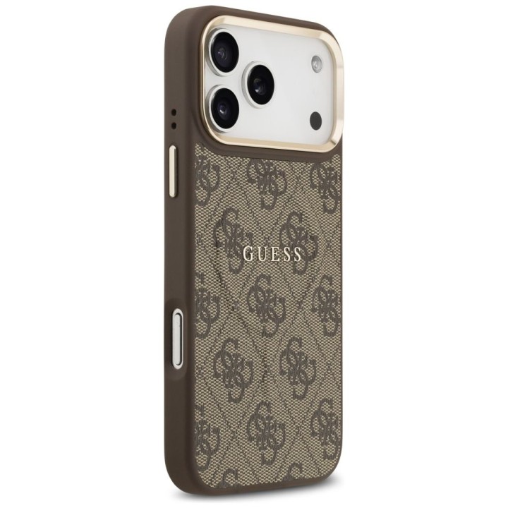 GUESS чохол для IPHONE 17 Pro Max сумісний з MagSafe GUHMP17XP4MSEGCW (PU 4G W/ Classic) коричневий